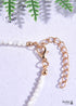 Boho Necklace,Seed Bead Choker, Black and White Crystal